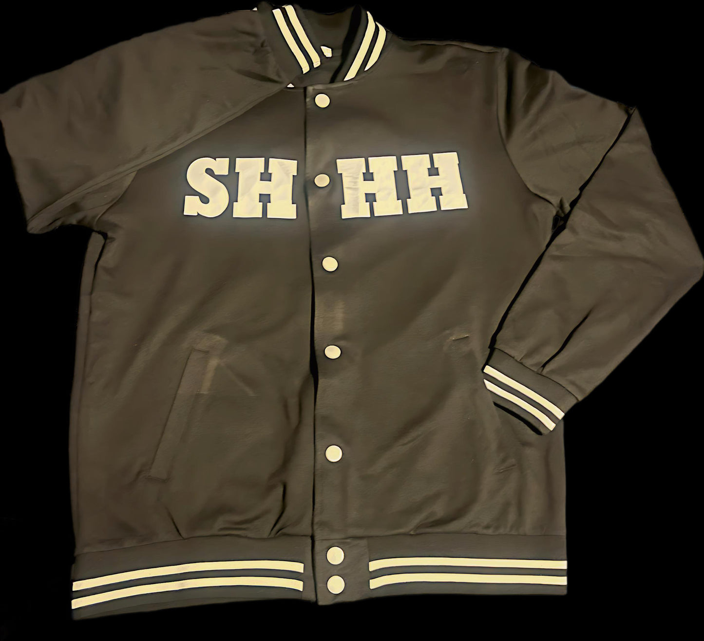 SHHH Wealth Takeover Letterman Jacket