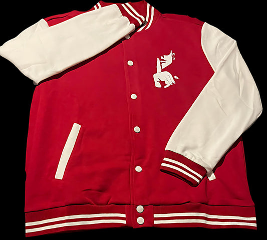 SHHH Logo Letterman Jacket